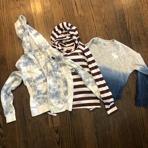 Abercrombie Kids sweatshirt / hoodie LOT of 3
